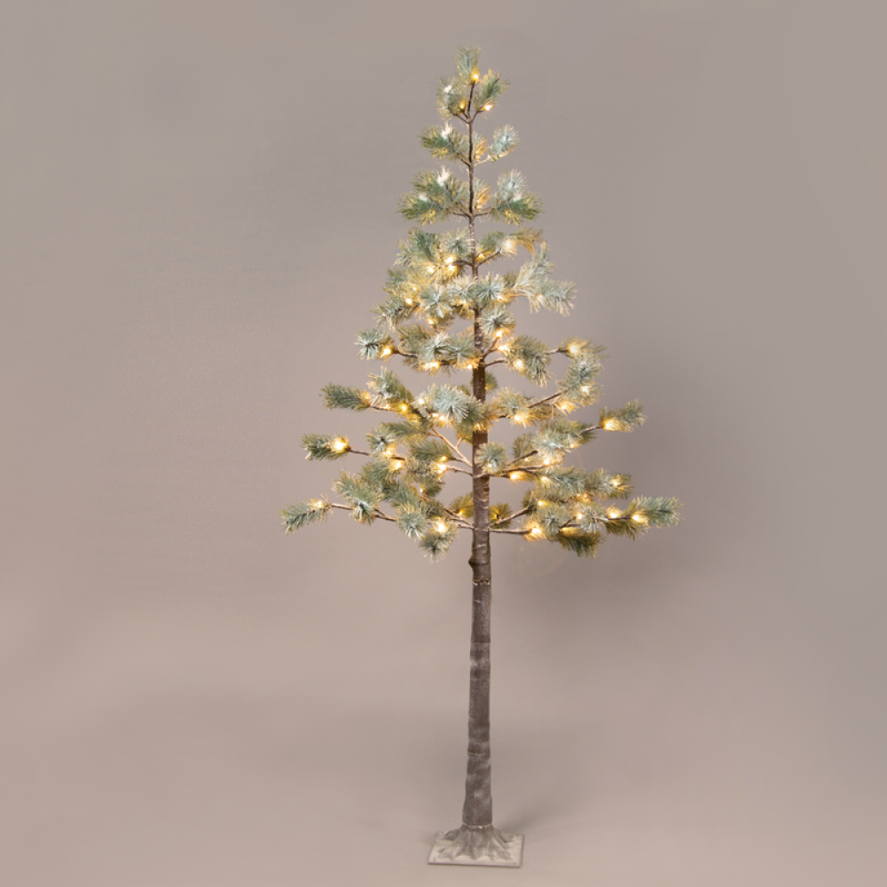 ^ SNOW PINE TREE 128 WW LED ΛΑΜΠΑΚ.ΑΝΤΑΠΤ.(24VDC) IP44 26X26X240CM 3M KΑΦΕ ΚΑΛ. ΤΡΟΦ.  -X10128144